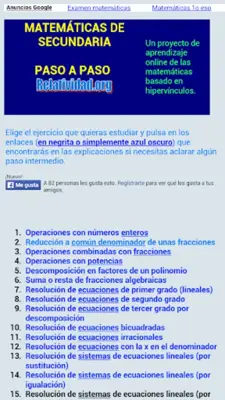 Matemáticas paso a paso android App screenshot 9