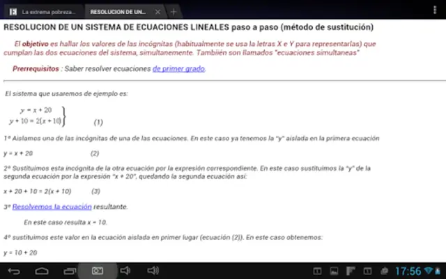 Matemáticas paso a paso android App screenshot 5