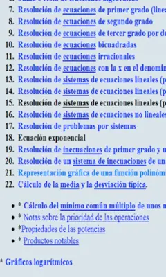 Matemáticas paso a paso android App screenshot 7